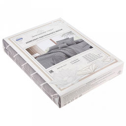 Постельное белье, комплект Дуэт (семейный) "№1", 5 предметов: 2 пододеяльника 145х215см, евро-простыня 220х240см, 2 наволочки 70х70см, микрофибра 80г/м2, упаковка "классическая" ПВХ 34,5х41см, "Домашняя мода" (Россия)