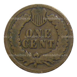 Монета 1 цент 1905 года США
