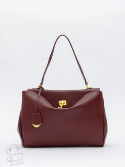Сумка женская кожаная 2094YJ wine red Polina&Eiterou