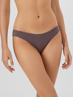 Трусы Mark Formelle слипы женские хлопок с эластаном коричневые  фото 3