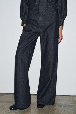 ZW COLLECTION HIGH-WAIST WIDE-LEG JEANS