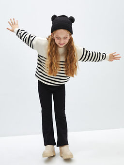 Beli Lastikli Basic ?spanyol Pa?a K?z ?ocuk Tayt - Waikiki фото 2