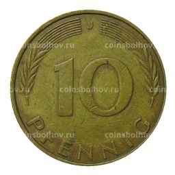 10 пфеннигов 1974 года J Германия