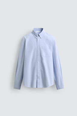 TEXTURED OXFORD SHIRT - Zara фото 17