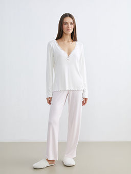 ?izgili Kad?n Pijama Tak?m?