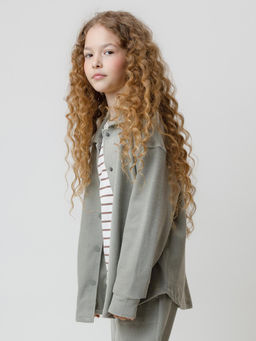 КР 302812/лесной туман к583 рубашка для дев