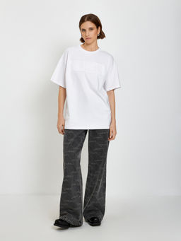 10200510128 Футболка жен. Lungarno белый принт - Concept club фото 2