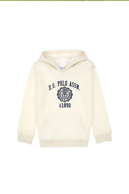 Кремовый свитшот для мальчика Неожиданная скидка в корзине - U.s. polo assn фото 2