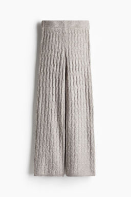 Pantalon en punto trenzado - H&m фото 3