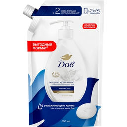 ДАВ жид. крем-мыло 500мл Красота и уход дой-пак