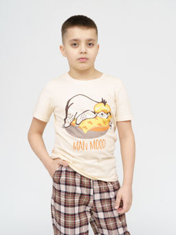 М28/3Д Пижама детская "Бежевый"