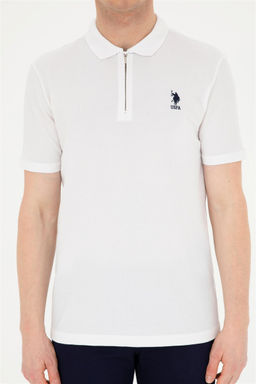 Мужская белая футболка Неожиданная скидка в корзине - U.s. polo assn фото 6