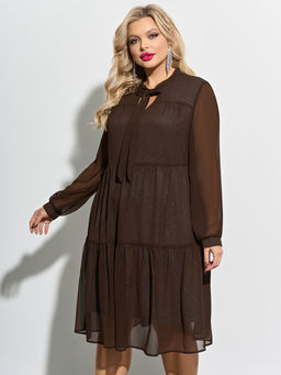 Платье 0060-2а шоколад - Aquarell фото 6