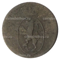 Монета 1 пфенниг 1831 год Немецкие государства  Рейсс  Грейц