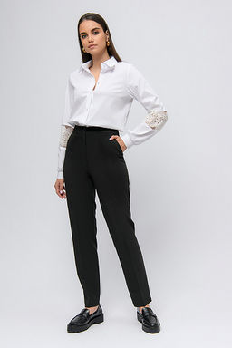 Брюки черные зауженные - 1001dress фото 5