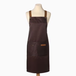 Фартук Этель, коричневый, 69×74 см,100% п/э