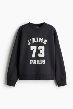 Sudadera con motivo de texto - H&m фото 3