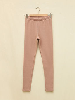 Beli Lastikli Basic K?z ?ocuk Uzun Tayt