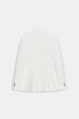BLAZER CRUZADA HEBILLA / Blanco roto - Zara фото 6