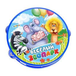 Музыкальная игрушка бубен большой «Весело поём», 16.5 см, МИКС