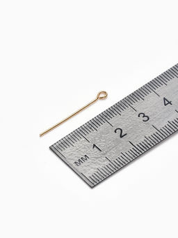 Штифт с петлёй СМ-1083, 2.8 см, (набор 100 г), цвет золото