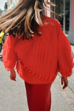 TEXTURED ORGANZA JACKET - Zara фото 3
