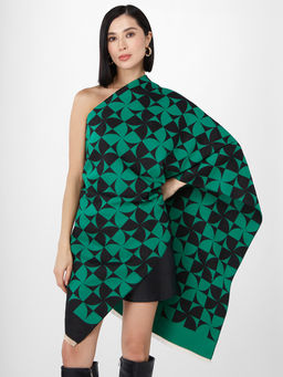 в составе ШЕРСТЬ и КАШЕМИР Большой, мягкий, теплый однотонный двусторонний палантин. - Tantino фото 3