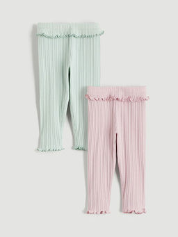 F?rf?r Detayl? K?z Bebek Fitilli Tayt 2li