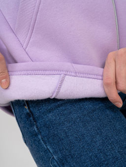 Толстовка женская Гамма на молнии лаванда