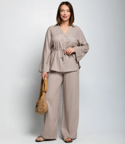 Костюм #ОКТ215002, бежевый