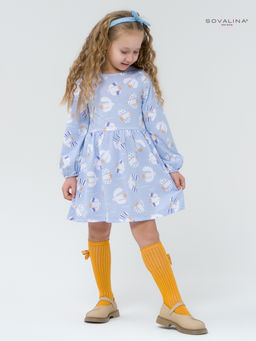 Платье Моана чайки на голубом ВБ - Sovalina фото 6