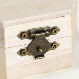 Цена за 2 шт. Шкатулка для росписи дерево «Шестигранник» 9×4.5×8 см