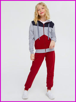 Спортивный костюм "Фристайл ",бордовый
