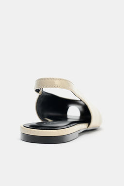 OPEN-TOE SLINGBACK SHOES - Zara фото 18
