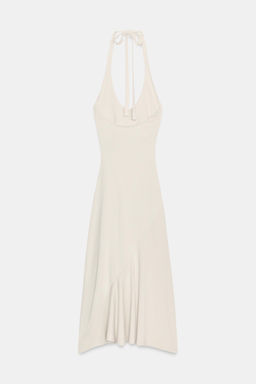 VESTIDO ESPALDA DESCUBIERTA / Beige - Zara фото 8