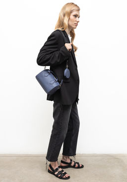 Сумка Модель №1513 | кожзам | зернистая | синий | Р831-42 | 33034 - L-craft фото 5