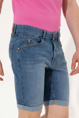 Мужские синие джинсовые шорты Неожиданная скидка в корзине - U.s. polo assn фото 5