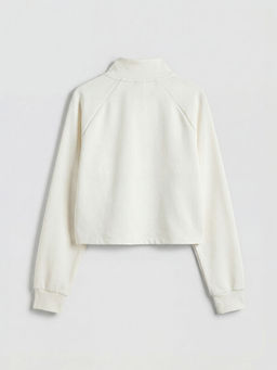 Renk Bloklu K?z ?ocuk Soft Touch Sweatshirt