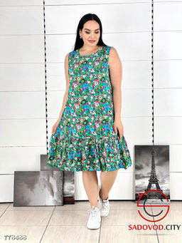 Летний сарафан в цветочек