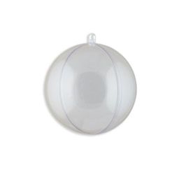 Love2art PLB-002 Заготовка для декорирования шар пластик d 8 см 10 шт прозрачный