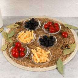 Салатники 6 штук Ракушка 9.5х9,3х2 см / NY-870 /уп 24/ - Галеонтрейд фото 8