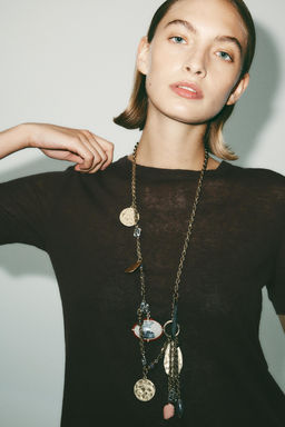 RESIN CHARM LINK BELT - Zara фото 3