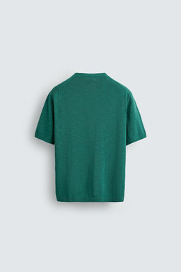 CAMISETA PUNTO REGULAR FIT / Verde