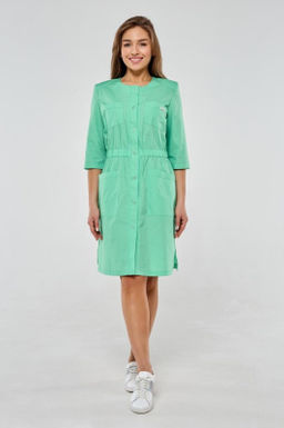 Халат женский 184 TC. Цвет: зеленое яблоко - Стильб фото 8