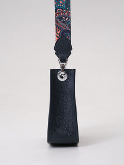 Сумка кожаная на плечо Azaro 30996 синий