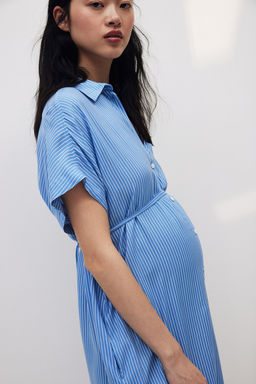 MAMA Vestido camisero con cinturon de anudar - H&m фото 5