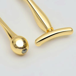 Набор массажёров для лица и зоны декольте, 2 шт, цвет золотистый - Queen fair фото 7