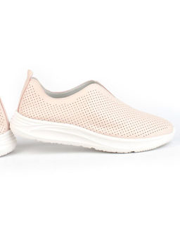 03-YD19-2D LT. PINK Полуботинки спортивные женские (натуральная кожа)