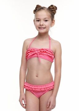 CLE GSS10pk Куп. костюм дев. коралловый