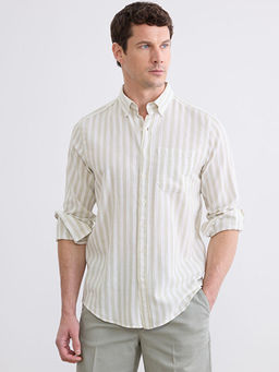 Regular Fit ?izgili Arm?rl? Erkek G?mlek